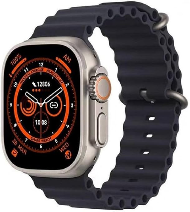 laxasfit s10 ultra 49mm 8 in 1 smart watch