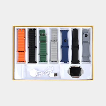 T5S ultra smart watch with 7in1 straps