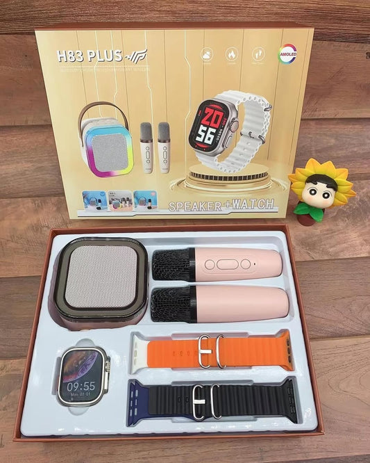 H83 plus smart watch + speaker combination